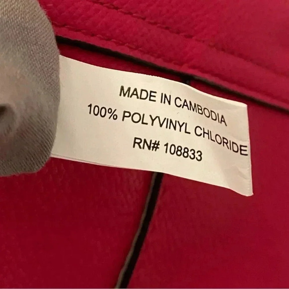 JONES NEW YORK SIGNATURE Pink Bag Crossbody Purse Adjustable Strap Vegan Leather - Picture 10 of 11